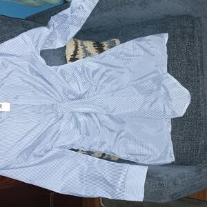 Blue Striped Long Sleeve Shirt